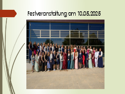 Festveranstaltung am 10.05.2025